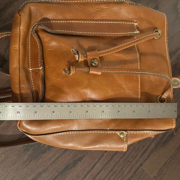 Brown Leather Backpack by Patricia Nash main image 10